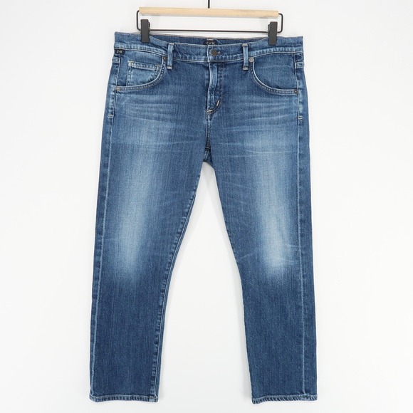 Citizens of Humanity Emerson Jeans Womens 29 Blue Slim Boyfriend Stretch Denim - Picture 1 of 14